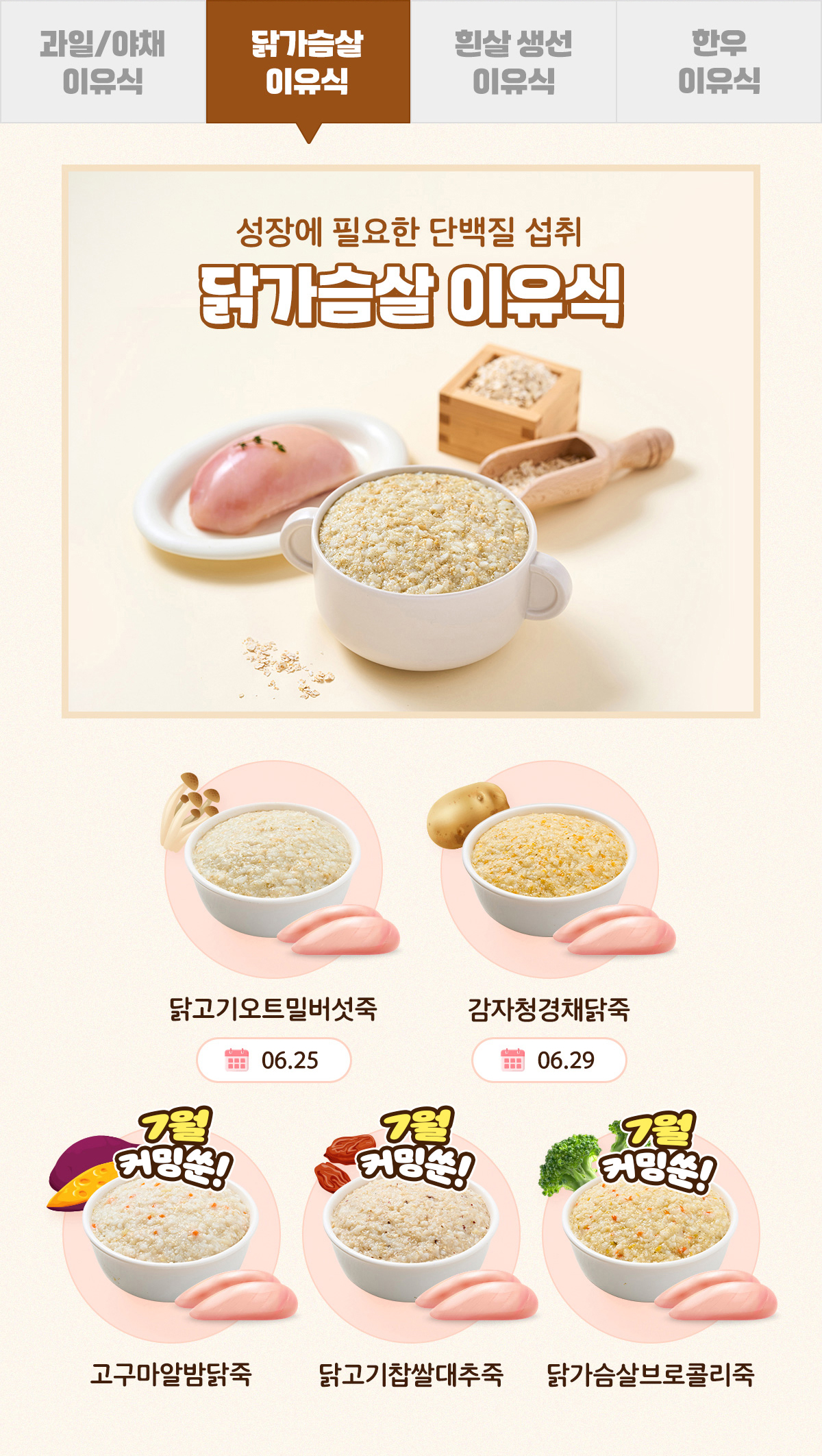 닭가슴살 이유식