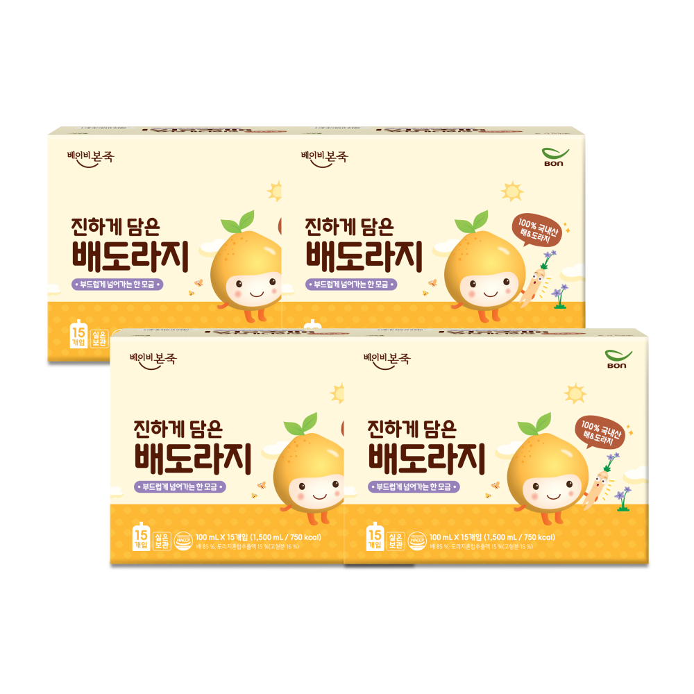 진하게 담은 배도라지 4Box(60팩)